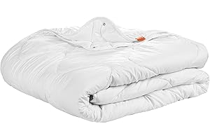 sleepling 190043 Basic 160 Kołdra 4 pory roku z mikrofibry 155 x 220 cm, biala