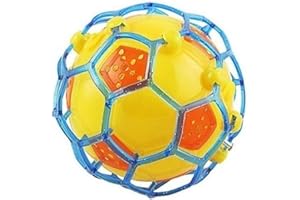 PNJB Jumping Joggle Bopper Light Up Bouncing Vibrating Gleams Gift Toy, Bouncy Ball for Training and Eye-catching Glowing Effect, Fast Rotation, Gorgeous Light, Dynamic Music