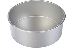 Ibili Molde Redondo Recto, Stainless Steel, Argento, 25 x 10 cm