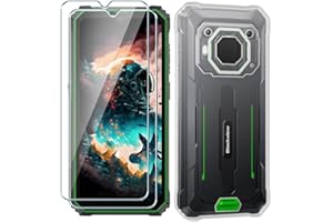 Xiangyun Handyhülle für Blackview BV6200/BV6200 Pro/BV6200 Plus Hülle Transparent mit 2 stück Panzerglas Gehärtetem Glas Protection Schutzfolien, Silikon Soft Crystal Clear TPU Cover Case