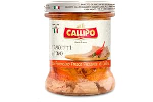 GIACINTO CALLIPO Tranches de Thon avec Piment frais piquant de Calabre