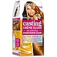 L’Oréal Paris L'Oreal Casting Creme Gloss Ultra Visible Hair Color, With No Ammonia, Caramel Brown 634, 100g + 60ml