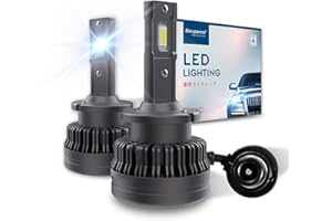 Sinoparcel D4S LED Headlight Bulb - 6000K 42V High Low Beam Xenon HID Replacement Lights -Pack of 2 -Compatible with 42402 66440 42402XV