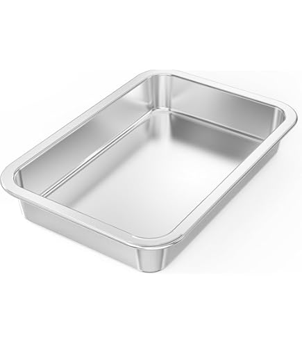 ULTECHNOVO Emaille Backform 38x28cm - Antihaft Backblech Für Ofen