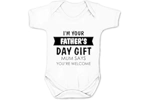 Reality Glitch Happy Father's Day..Mum Says You're Welcome Babygrow