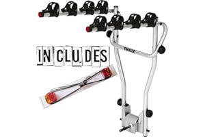 *THULE-UK-SELLER* Thule 9708 Cycle Carrier Towbar Mounted Tilts | Holds 4 Bikes Inc Trailer Board