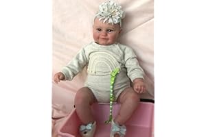 MineeQu 19 cali 50 cm Prawdziwa opaska Kwiat Słodki uśmiech Reborn Baby Dolls Silikonowy winyl Wygląd całego ciała Prawdziwy realistyczny Noworodka Lalki Przytulne ciało Urodziny dziecka Zestaw upominkowy Wodoodporny