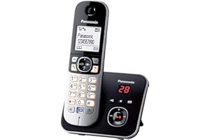 Panasonic Cordless phone KX-TG6821, Single, Silver, with answering machine