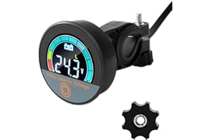 BEGONIA Batteriewächter für 12V-84V, IP67 Wasserdicht Batterieanzeige Monitor, Batteriekapazität Spannungsmesser für Autos, Wohnmobile, Motorrad - Lithium, Lithium-Eisen,Blei Säure Batterien