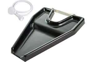 Cris nails - kit lavacabezas y ducha para lavar el cabello, lavacabezas portátil negro con grifo de para silla regulable y basculante