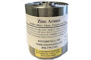 Zink Armor – 7,6 cm bred zink remsa, 1 rulle på 50 fot tillverkad i USA