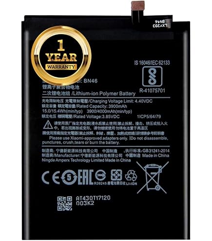 Original BN46 Battery for Redmi Note 6, Mi Note 8, Mi Y3, Mi 7