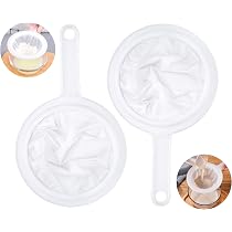 Tamis De Cuisine 400 Mesh - Filtre Fin Avec Poignée Pour Jus, Lait, Café
