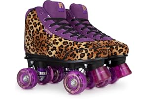 Rookie Skates Harmony Complete Quad Roller Skates, Leopard Print (UK7)