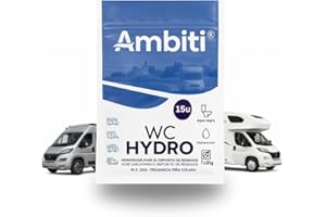 Ambiti | Monodosis Hidrosolubles para Depósito de Residuos de Autocaravanas,Caravanas y Campers| Antibacteriano| Elimina Deshechos Orgánicos y Papel Higiénico| Fragancia Piña Colada (15)