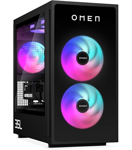 Newest HP OMEN 25L Gaming Desktop PC, Intel Core i7-10700 Octa