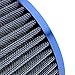 Generic 3" Car Air Filter Round Tapered Universal Cold Air Intake Kits - blue RS.870.00