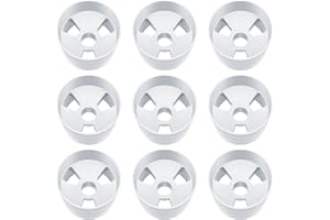 Leitee 9 Pcs Golf Hole Cup Practice Putting Green Hole Cups ABS Plastic Golf Cups Golf Putting Cup for Outdoor Backyard ABS Plastic Golf Cups 4 Inch Depth