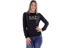 EMPORIO ARMANI EA7 Felpa Donna XS Nero 8ntm45-tj9rz 2/21 Autunno Inverno 2021/22