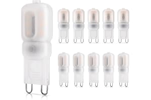 DiCUNO 2W G9 LED-lampa, 200 lumen, Varmvit 2700K, Nite dimbar, Ersättning för 28W/30W halogenlampa, 220-240V, Energibesparand