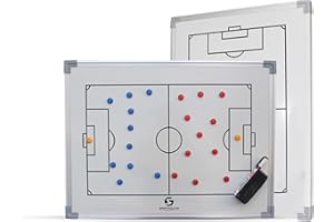 ‎SPORTACULAR GEAR Sportacular Gear Taktiktafel Fußball inkl. Zubehör | Coachboard Professional | Stabiler Alu-Rahmen