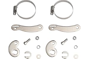 LGEGE Universal Drehmomentarm Umbausatz 2 Sets, kompatibel mit den meisten Elektrofahrrädern, Schutzzubehör für E-Bike vorne oder hinten Nabenmotoren