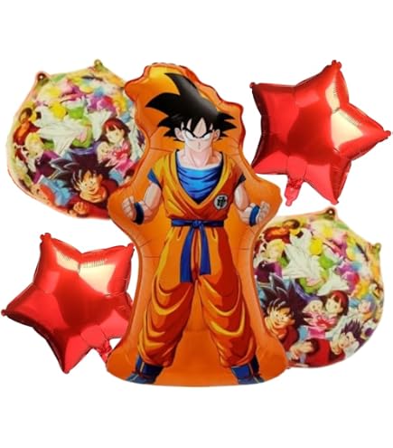Partyjoy Dragon Ball Z Theme Birthday Decoration Kit for Kids