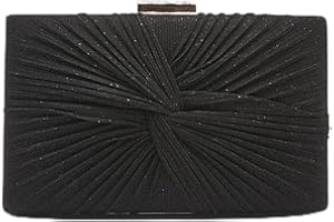 MICHELLE MOON Handtasche Damen Klein Elegant | Abendtasche Clutch Gold für Hochzeit, Party und besondere Anlässe | Handtasche Damen mit abnehmbarer Schulterkette