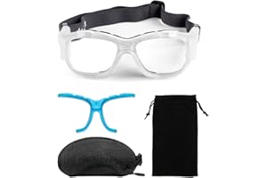 SAWUTPV Gafas de Fútbol Baloncesto de Deportivas al Aire Libre para Hombre Mujer con Tamaño Ajustable