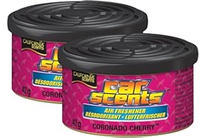 California Car Scents Conorado Cherry Lot de 2 tasses de gel Parfum cerise