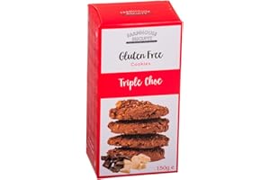 ANTICO CAFFE' NOVECENTO Farmhouse Biscuits® | Biscotti Inglesi Cioccolato | Senza Glutine Snack | Biscotti Senza Conservanti - 150 Gr