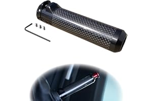 GOGOCARBON Dry Carbon Fiber Hand Replacement E-Brake Handle Interior Compatible for Scion FR-S Subaru BRZ 2012-2017 WRX STI Impreza 2008-2021 Clear Coating (1pc) WRX/WRX STI 2015-2023