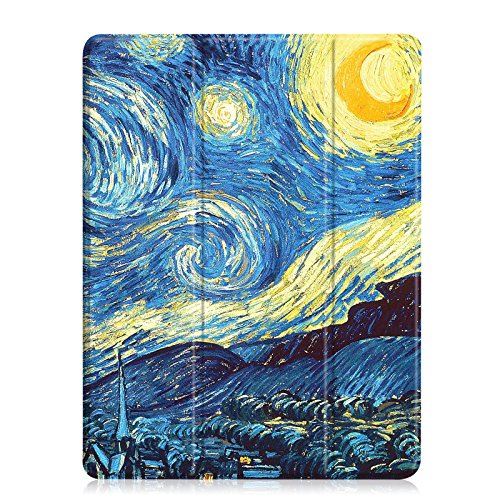 Fintie Apple iPad 2/3/4 Hülle Case – Ultra Slim Superleicht Schutzhülle Smart Shell Cover Tasche Etui mit Auto Schlaf / Wach und Standfunktion für Apple iPad 2 / iPad 3 / iPad 4 Retina, Sternennacht - 2
