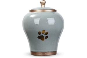 Youdear Memorials 6'' Handicrafts Pet Urns,Premium Urns for Dog and Cat Ashes,Suitable Size Cremation Urns for Ashes Up to 55 Cubic inches