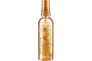 Streax Hair Serum Enriched with Walnut Oil Gives Frizz-free Satin Smooth Hair 100ml (3.5 Oz)