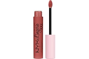 NYX Professional Makeup Lip Lingerie XXL, Rossetto liquido Matte a lunga tenuta, Formula vegana, Warm Up