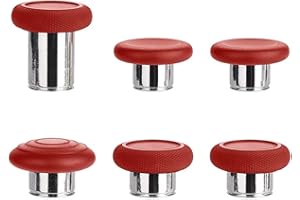 YUNMGALH For Elite Series 2 Controller Thumbsticks Joysticks Buttons Replacement for Xbox One Elite Series 2 Controller (Model 1797) - Red