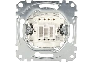 Schneider Electric Merten Kreuzschalter-Einsatz, Unterputz, Steckklemmen, 1-polig, 10A, AC, 250V, Artikelnummer MEG3117-0000