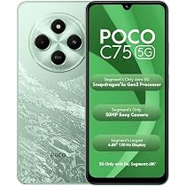 POCO C75 5G, Enchanted Green (4GB, 64GB) : Amazon.in
