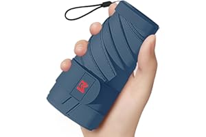 Moorrlii Reise-Mini-Regenschirm für Geldbörse mit Etui, klein, kompakt, UV-Schutz, sonnenleicht, kleiner Taschenschirm mit Hülle für Damen, Mädchen