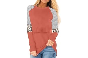 Smallshow Donna maternità Maglia Allattamento Estiva Top Premaman T Shirt