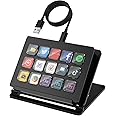 Yinker LCD Custom Keyboard Stream Deck 15 Keys, Studio Control Deck with 15 Macro Keys & Dashboard, Trigger Actions in OBS, Twitch, YouTube, Perfect for Live Streaming Video Editing