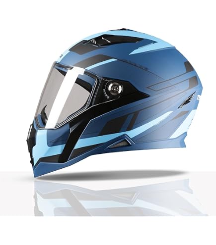 BB☆ Steelbird SBH-02 ZX2 Motorbike Full Face Helmet Black Size-L
