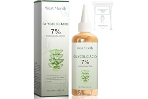 BEINUP Acido Glicolico 7% Tonico, Toning all'acido glicolico, Glycolic Acid 7% Soluzione Tonificante 100ML, Serum Face Esfoliati, Trattamento Acne E Focolai,Adatto Per Tutti Tipi Pelle
