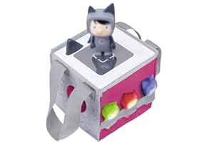 Vicloon Tasche für Toniebox, Toniebox-Zubehör,Aufbewahrung Box Tragetasche mit Griff fürToniebox Tonie Figuren Aufbewahrung-Rosa