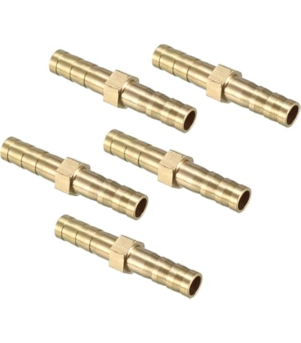 4 Raccords Laiton M8-1.25 - 8mm Barbelé - Pour Tuyaux Et Gaz