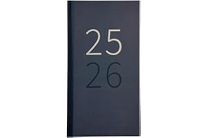 P STORE 2025 - 2026 Slim Week to View Mid Year Academic Diary Student Teacher Planner. (Pattern 2)