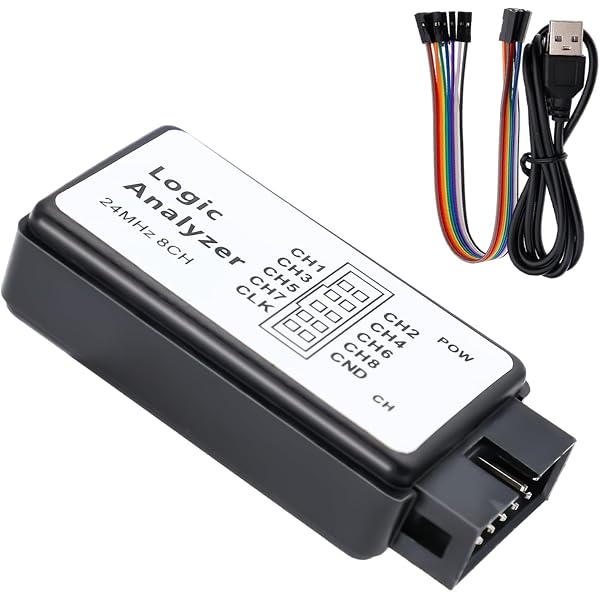 Logic Analyzers Mini Logic Analyzer 8 Channel 24MHz - Type-C Interface ...