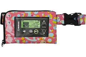 ‎KAIO-DIA Insulinpumpe Gürtel für Kinder mit Fenster, Komfortabler und Verstellbarer Gürtel (51-85 cm), Atmungsaktiv, Sicher, Farbenfroh - Toys (63-85 cm)