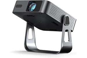 Smart Beamer Offizielle App Mini Projektor 4K mit Autofokus ＆ Trapezkorrektur, VOPLLS 700ANSI 1080P Full HD WiFi6 Bluetooth Beamer Klein Heimkino/Outdoor Projector für Handy (Schwarz)